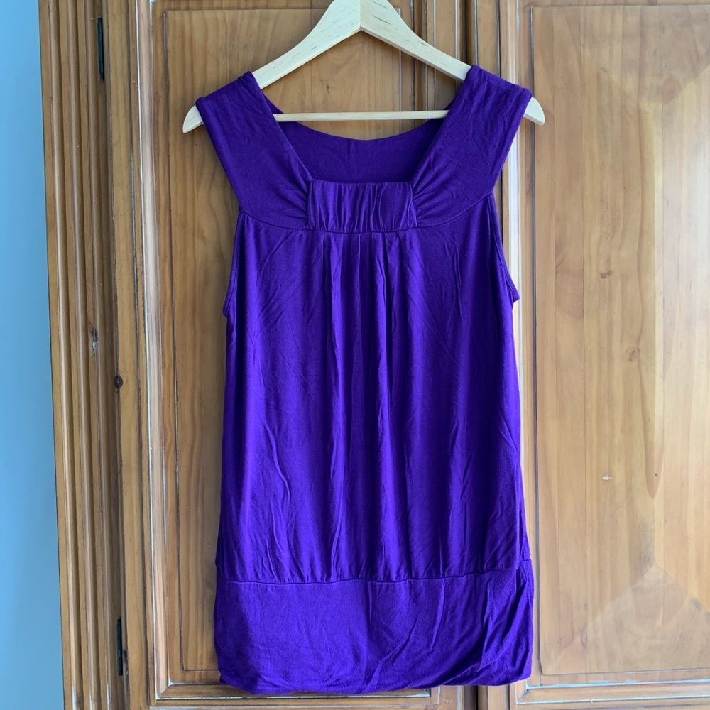 Willi Smith Women’s Purple Long Sleevless Top SZ L